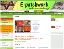 Tablet Screenshot of e-patchwork.cz